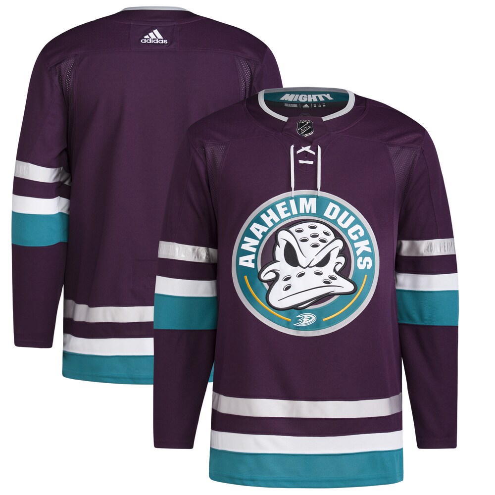  Anaheim Ducks adidas 30th Anniversary Primegreen Authentic JerseyÂ â€“ Purple