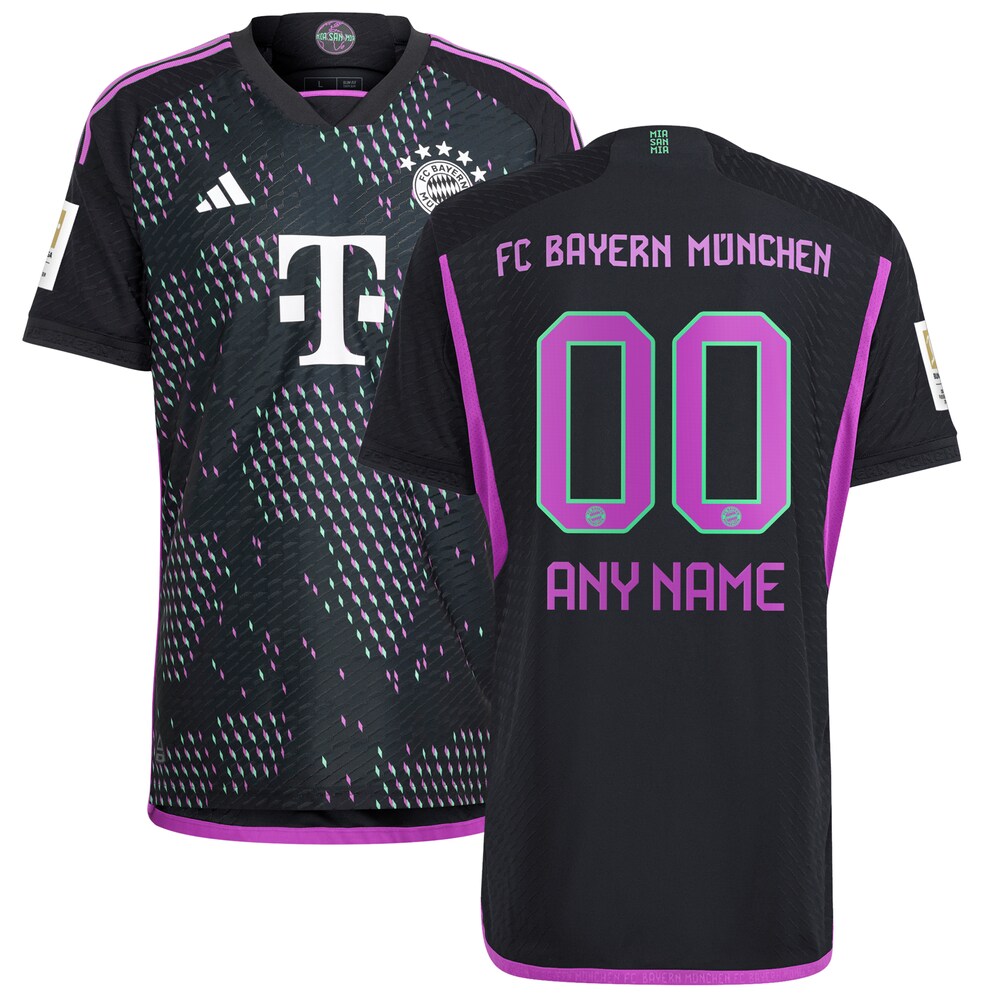  Bayern Munich 2023/24 Away Custom Jersey - Black