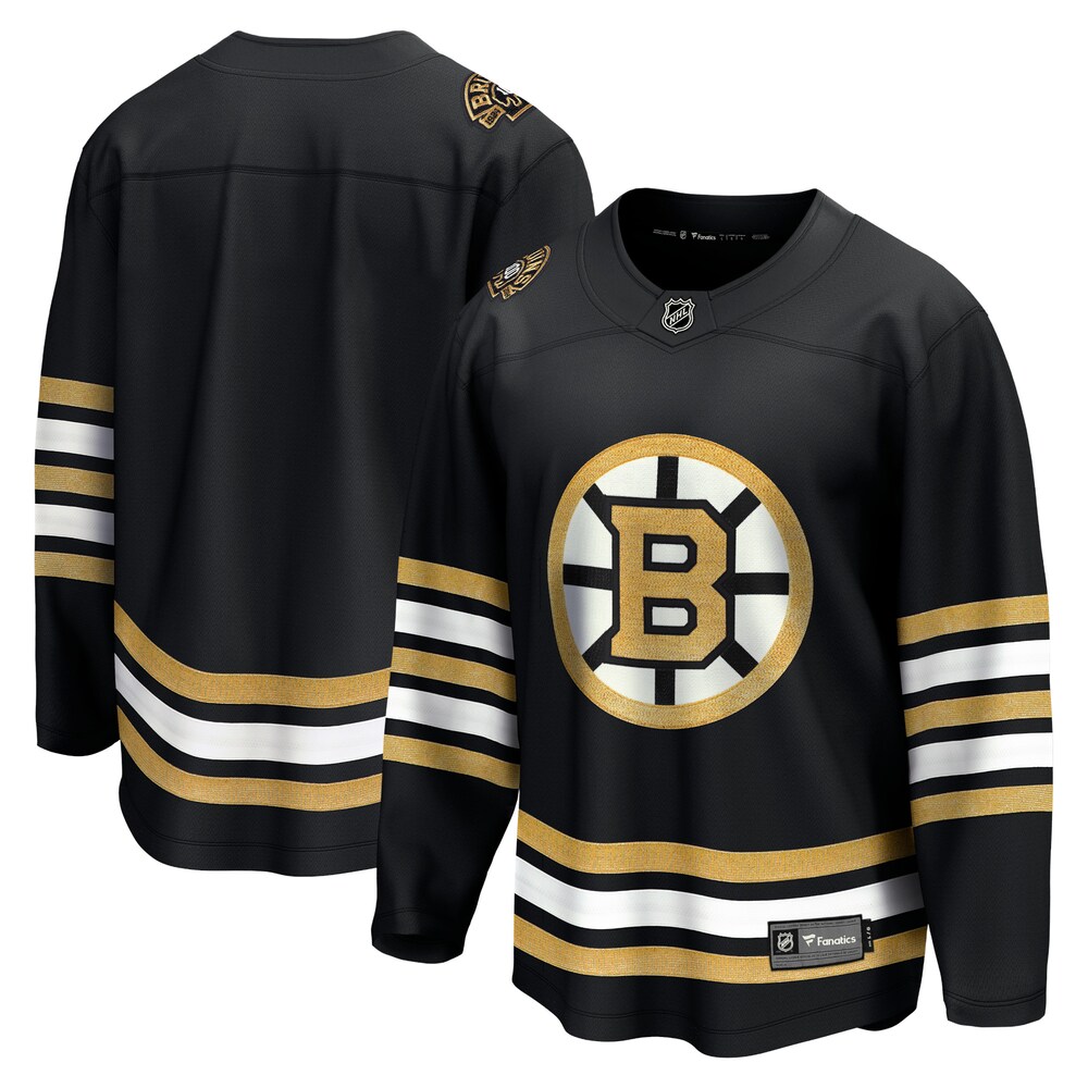  Boston Bruins Fanatics Branded 100th Anniversary Premier Breakaway Jersey - Black