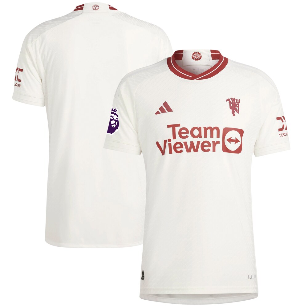  Manchester United 2023/24 Third Patch Jersey - White