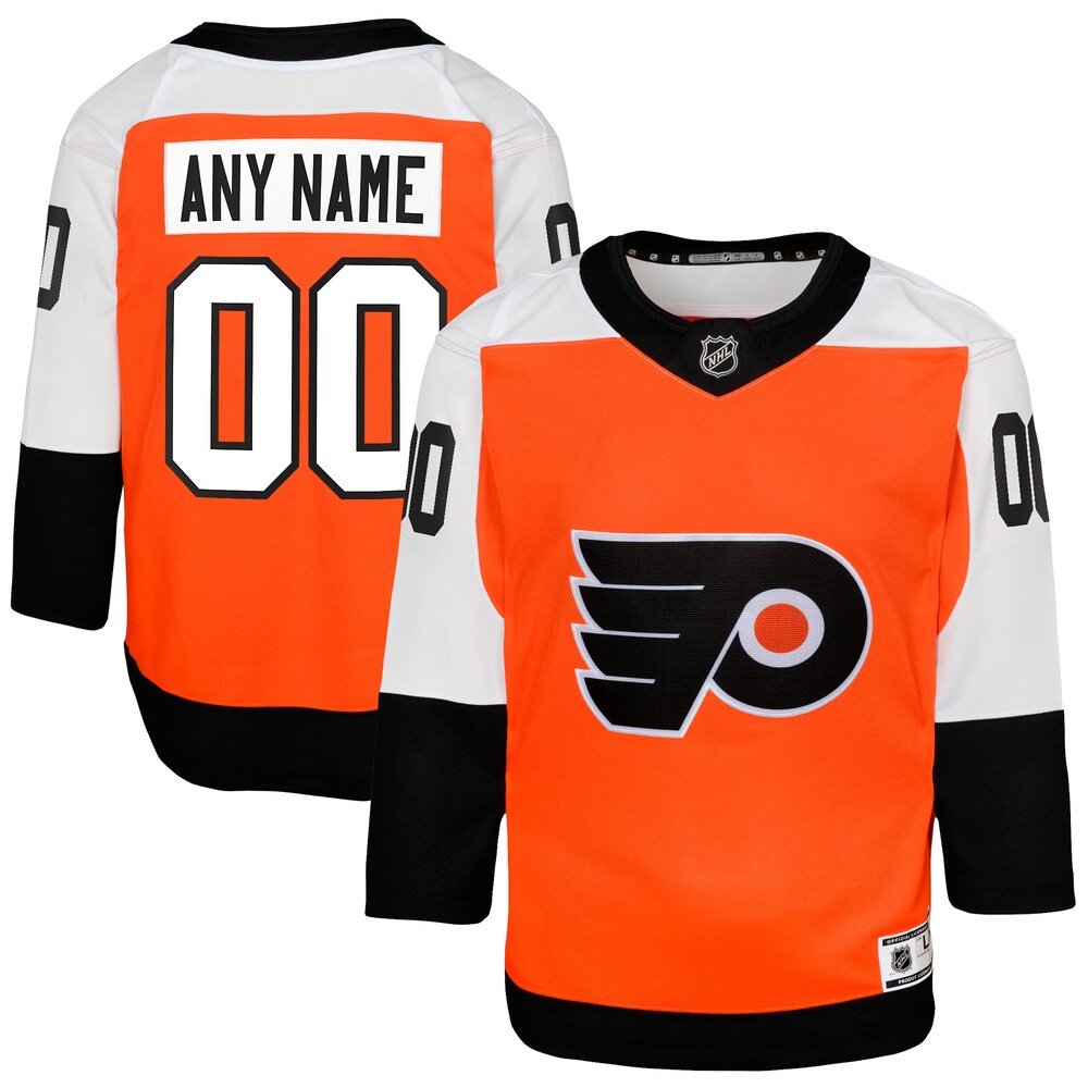  Philadelphia Flyers Youth Home Premier Custom Jersey - Orange