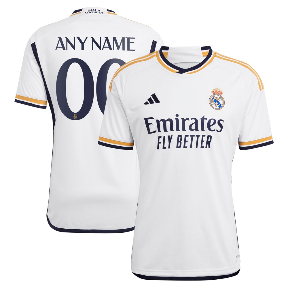  Real Madrid 2023/24 Home Replica Custom Jersey - White