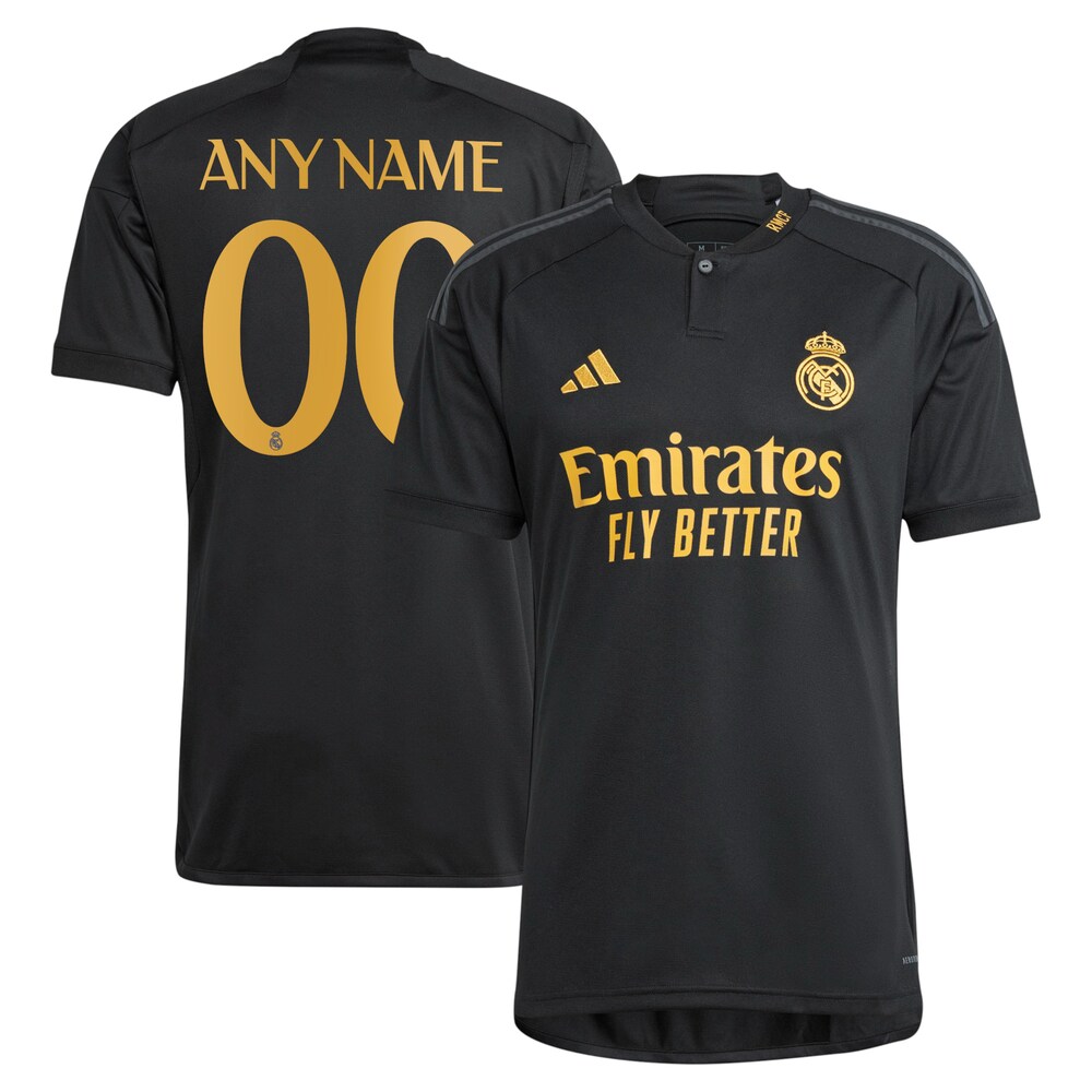  Real Madrid 2023/24 Third Replica Custom Jersey - Black