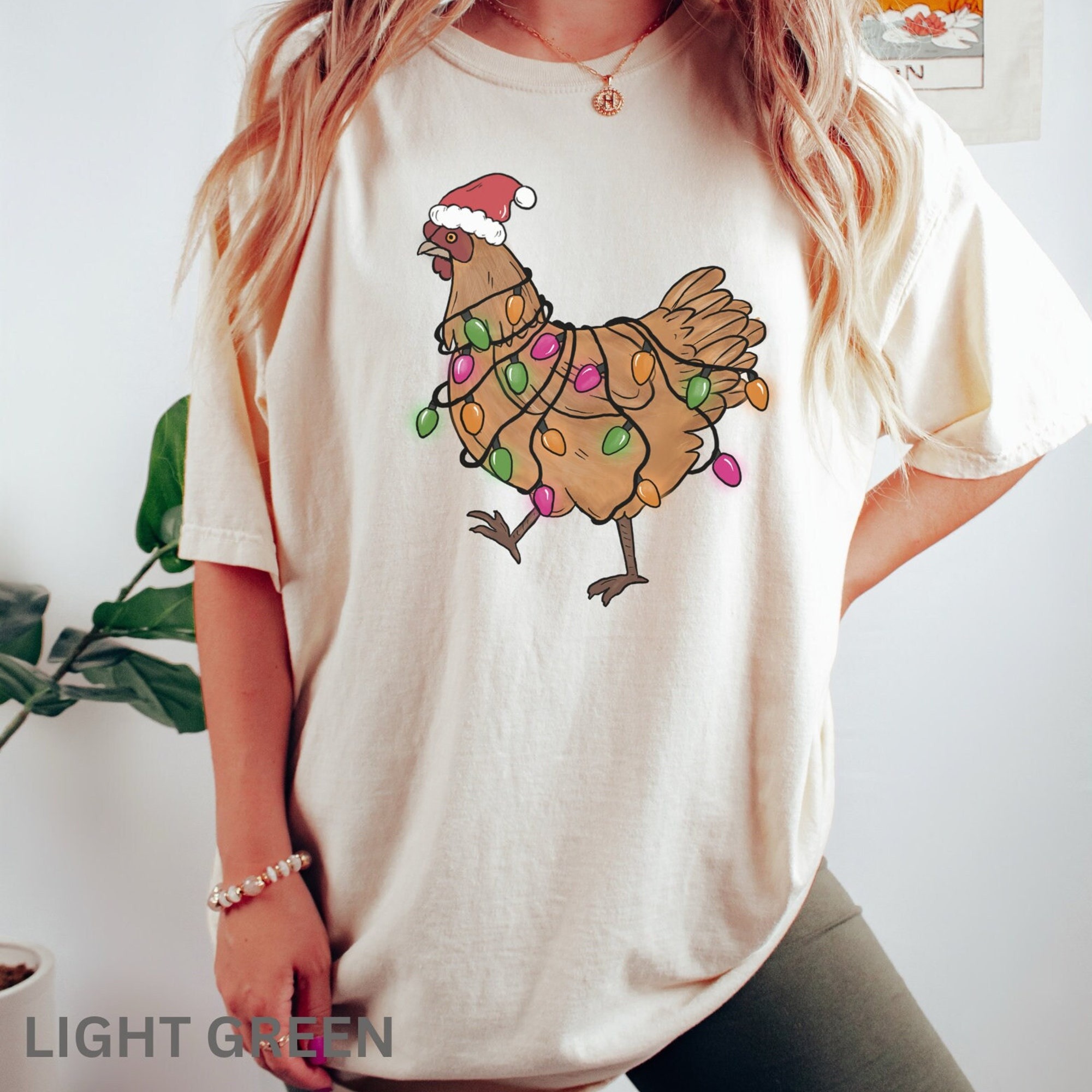Christmas Chickens T-Shirt, Animals Christmas Shirt, Funny Christmas shirt, Farm Chickens shirt, Cute Christmas Chickens T-Shirt