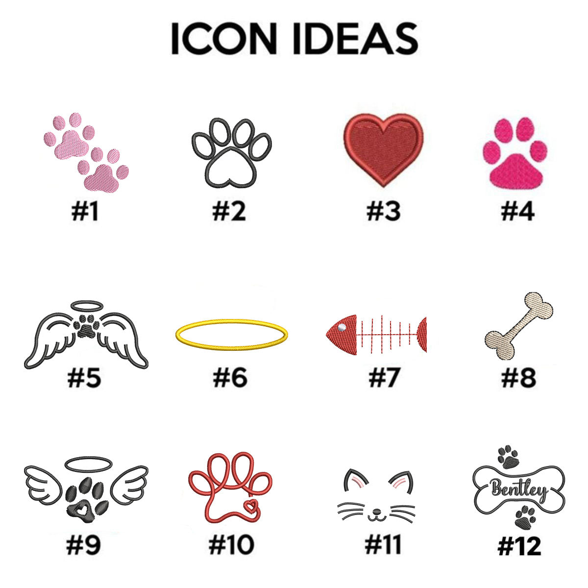 Custom Embroidered Cat Portrait Hoodie - Varsity Pet Lover Gift Sweatshirt