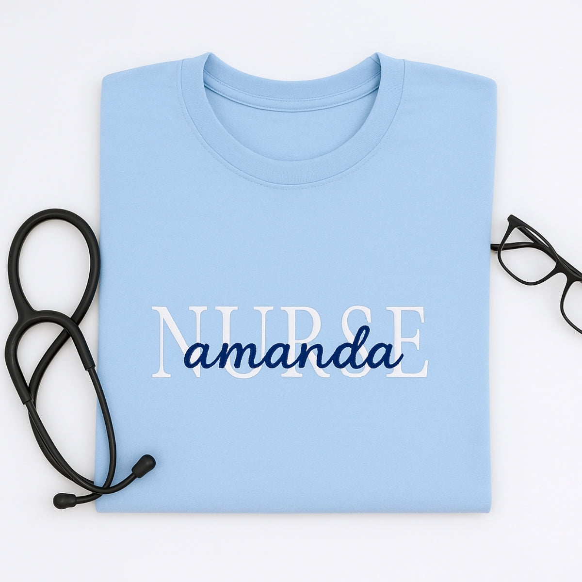 Personalized Nurse Hoodie - Custom Embroidered Healthcare Appreciation Gift