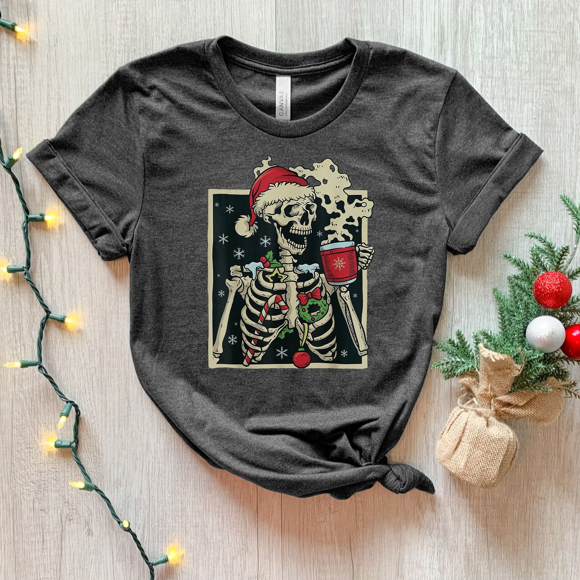 Dead Inside Shirt, Sarcastic Christmas Coffee Shirt Merry Christmas Shirt Coffee Lover Christmas Gift Fall Sweater