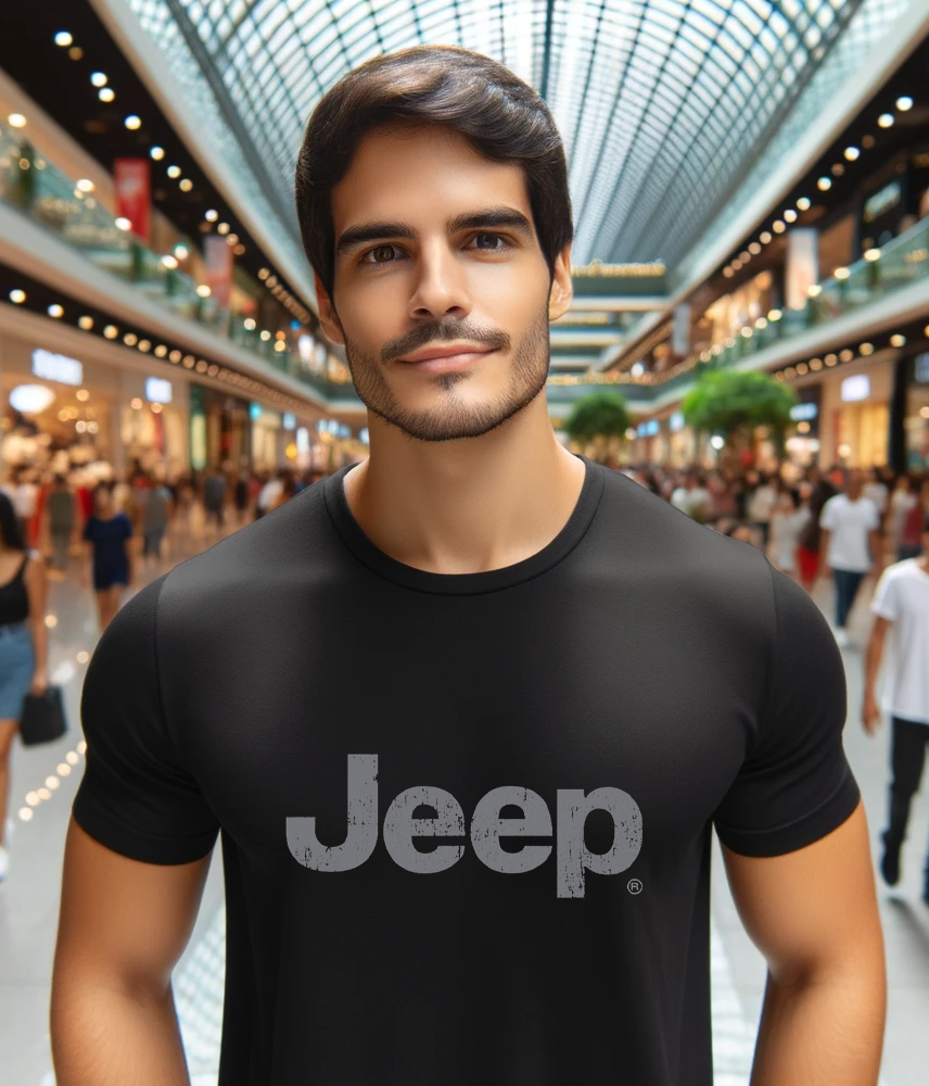 Jeep Iconic Distressed Logo T-Shirt