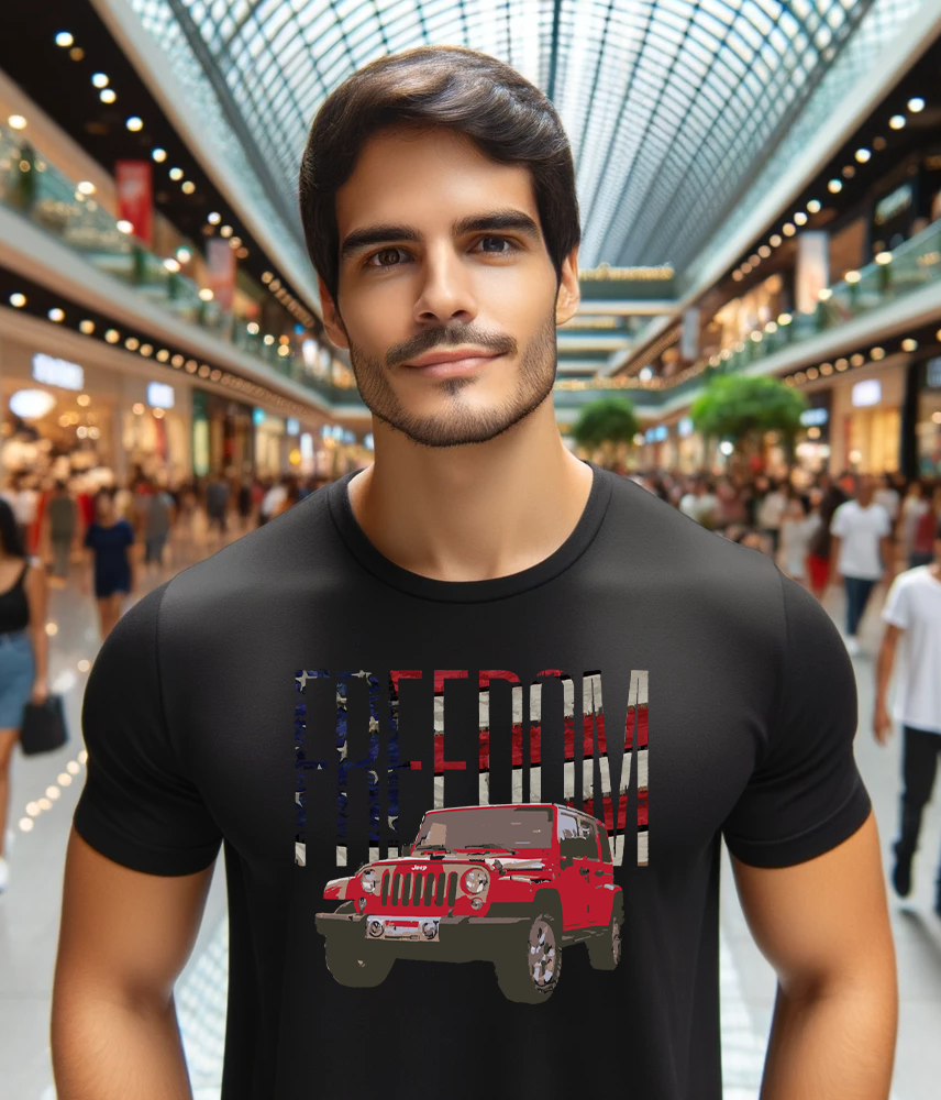 Jeep Wrangler Freedom Rider T-Shirt