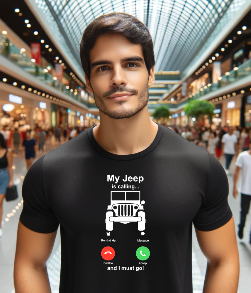 My Jeep Is Calling And I Must Go! T-Shirt