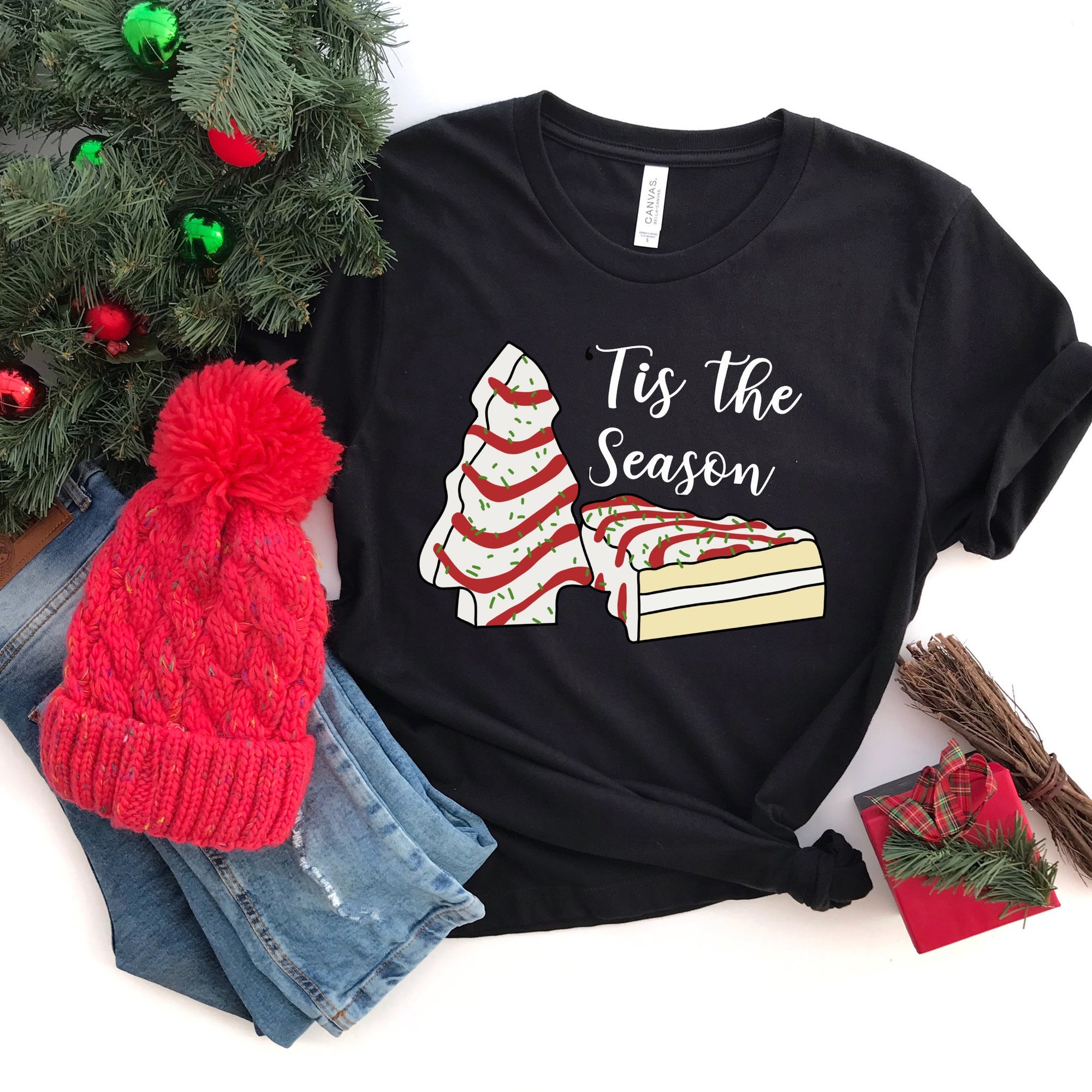 Tis The Season, ‘Tis the Season Sweatshirt, Christmas Sweatshirt, Christmas, Christmas Cake Sweatshirt, Funny Christmas Sweatshirt