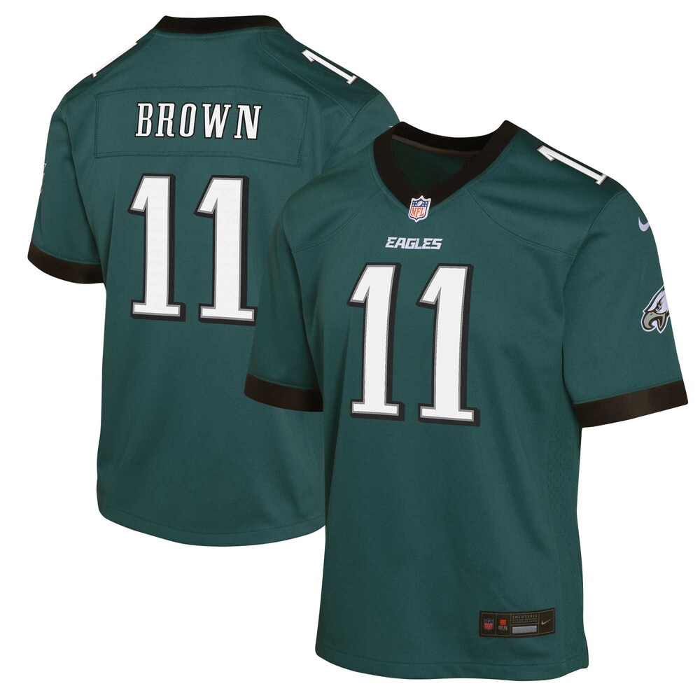 A.J. Brown Philadelphia Eagles Youth Game Jersey | Midnight Green