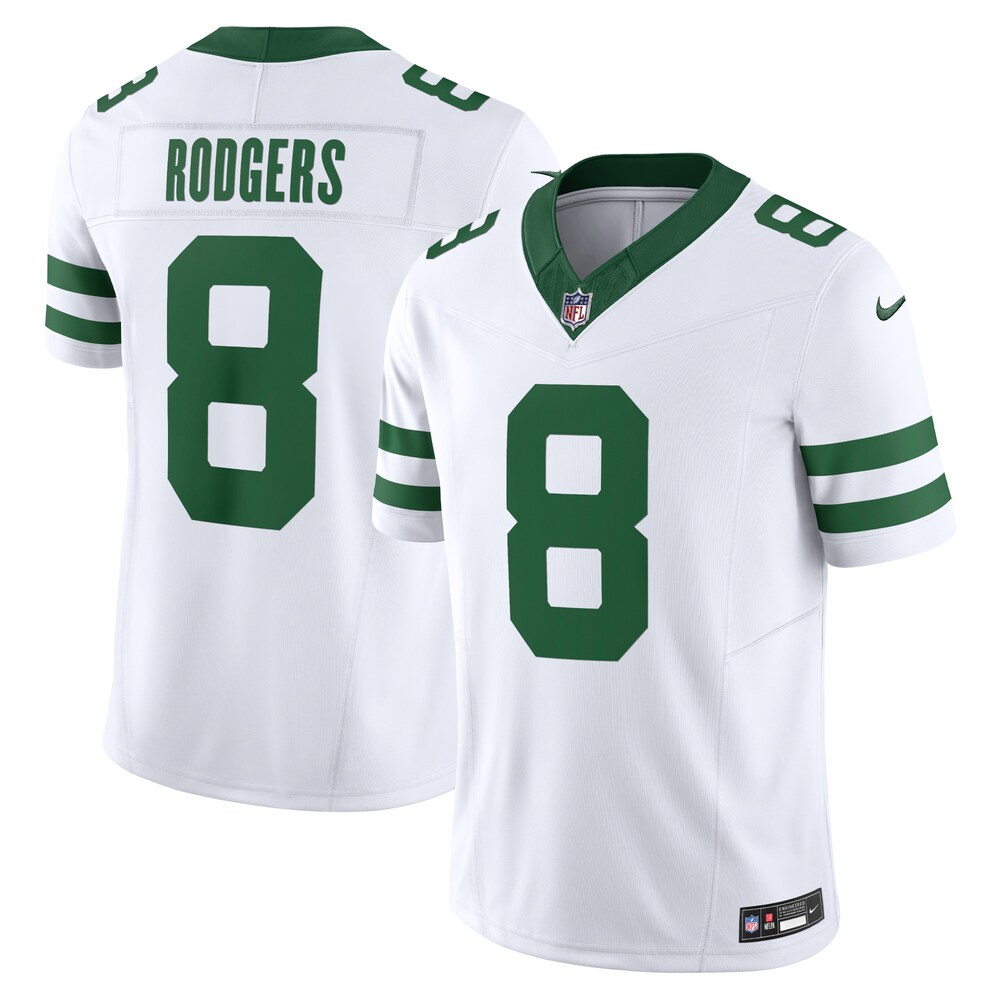 Aaron Rodgers New York Jets Nike Vapor F.U.S.E. Limited Jersey - Legacy White