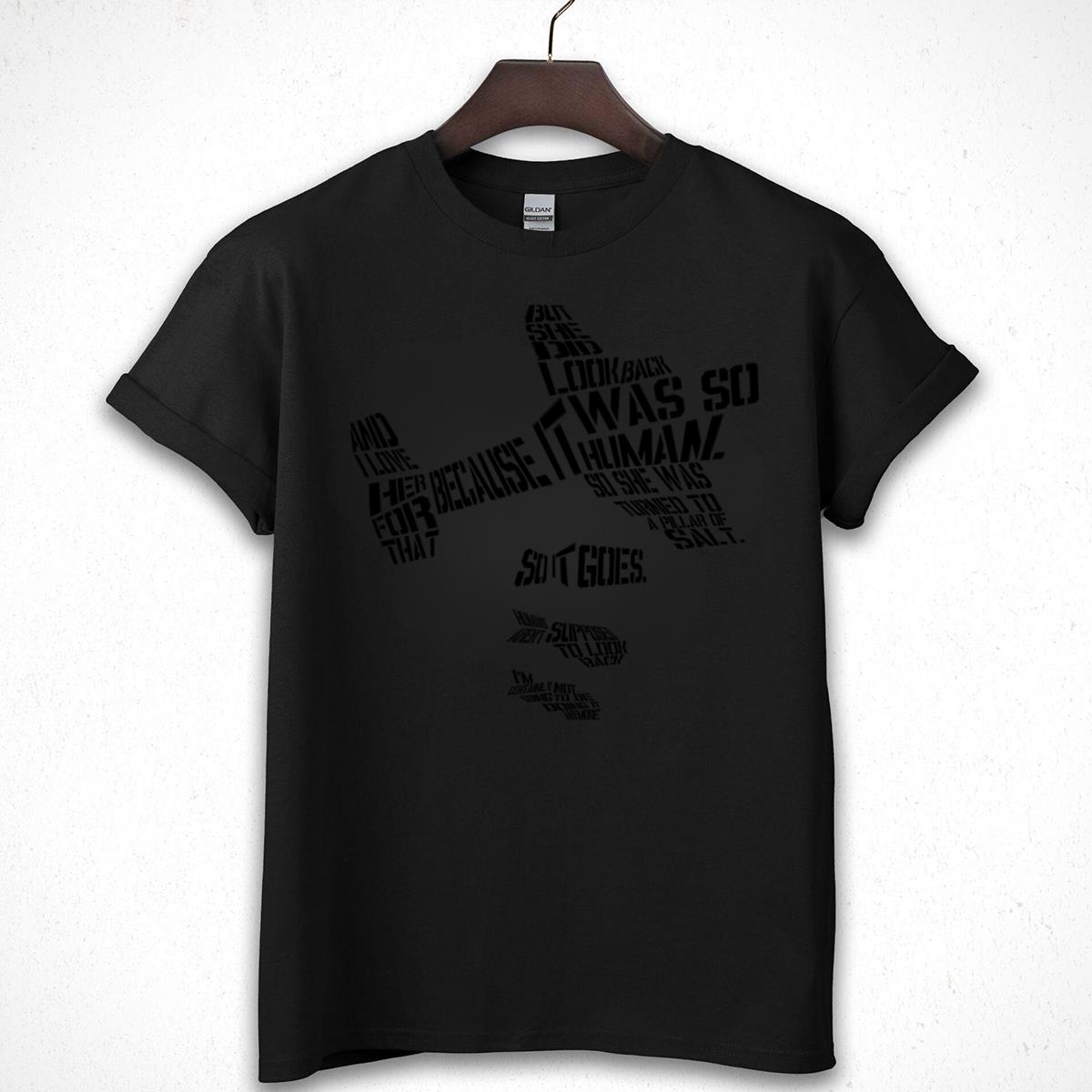 Abstract Graphic Tee - Dark Minimalist T-Shirt