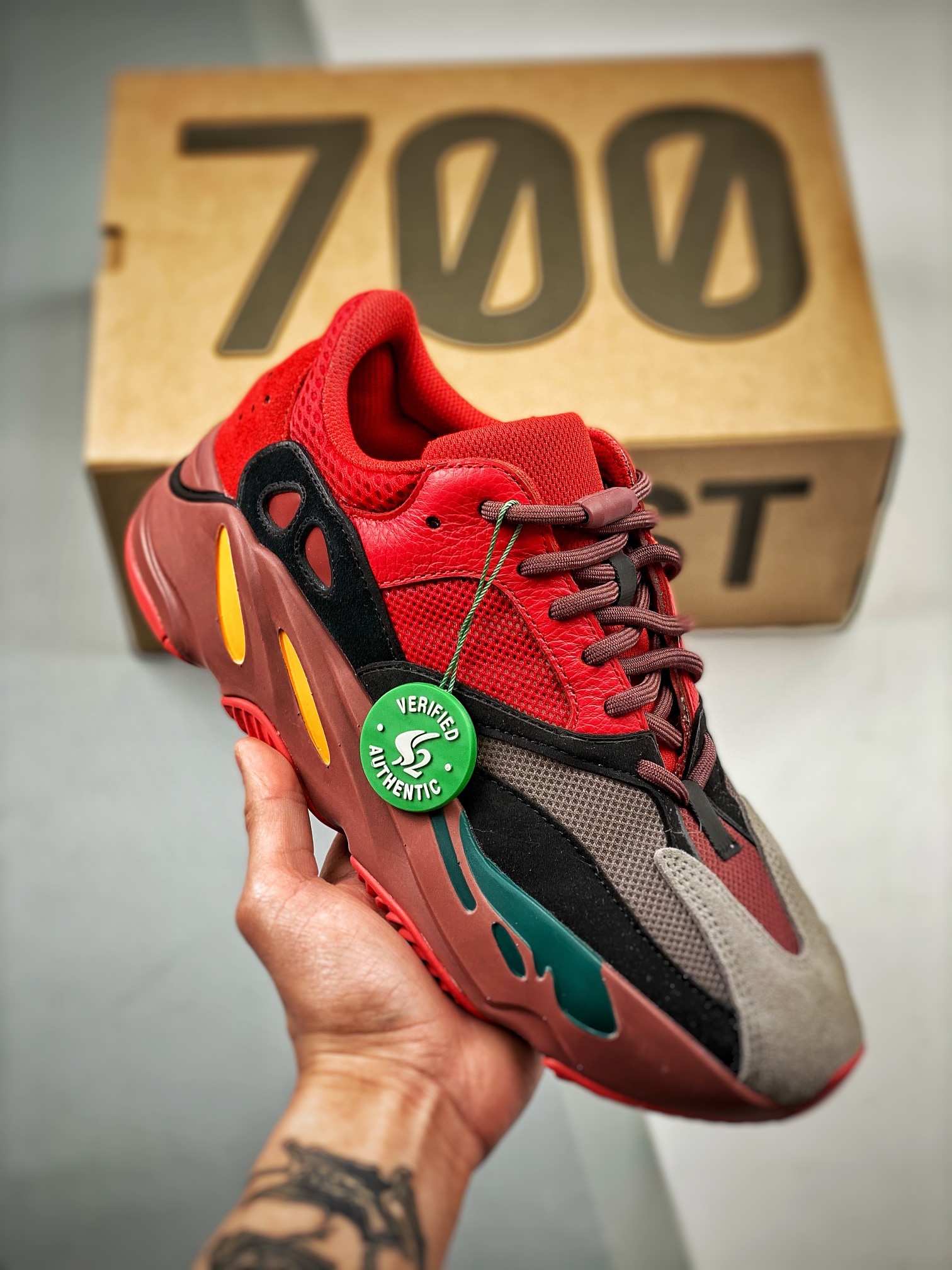 adidas Yeezy Boost 700 'Hi-Res Red' HQ6979 Shoes