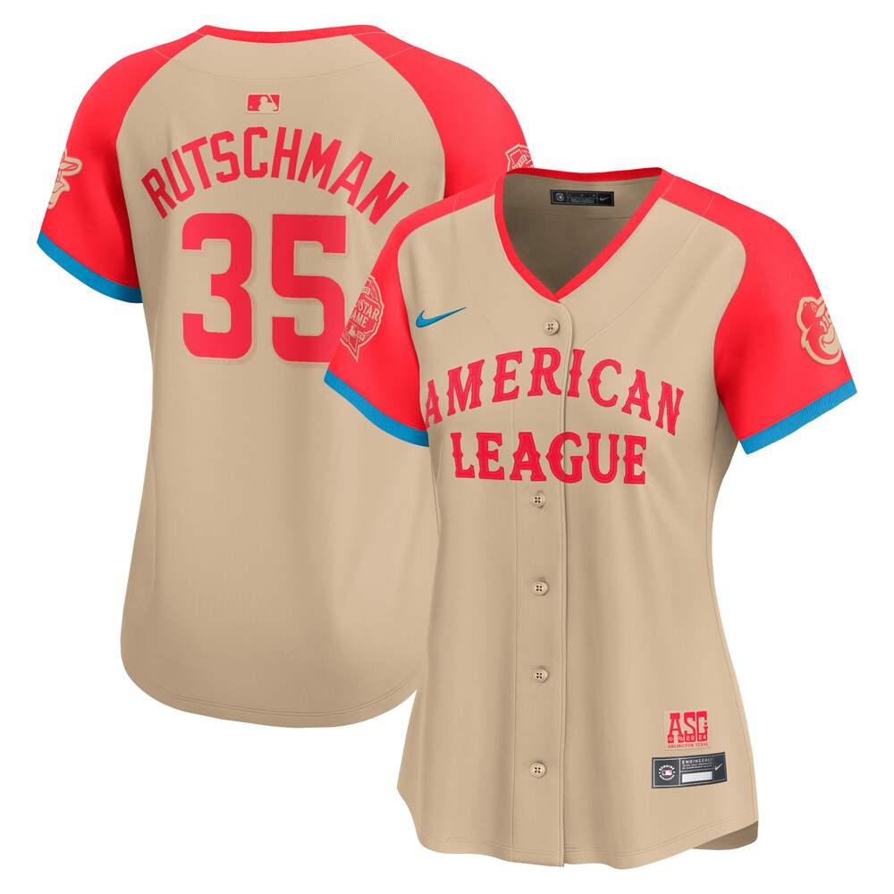 Adley Rutschman American League Women's 2024 MLB All-Star Game Limited Player Jersey - Cream