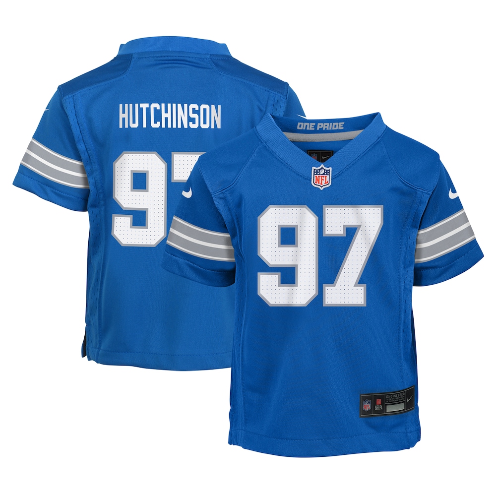 Aidan Hutchinson Detroit Lions Toddler Game Jersey - Blue