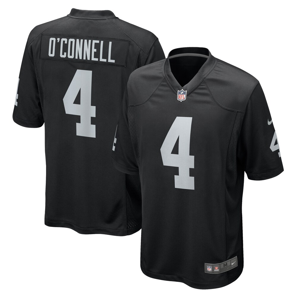 Aidan O'Connell Las Vegas Raiders Nike  Game Jersey -  Black