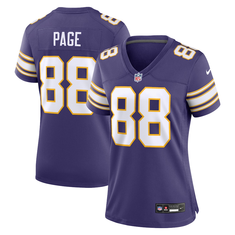 Alan Page Minnesota Vikings Women's Classic Retired Player Jersey | Purple