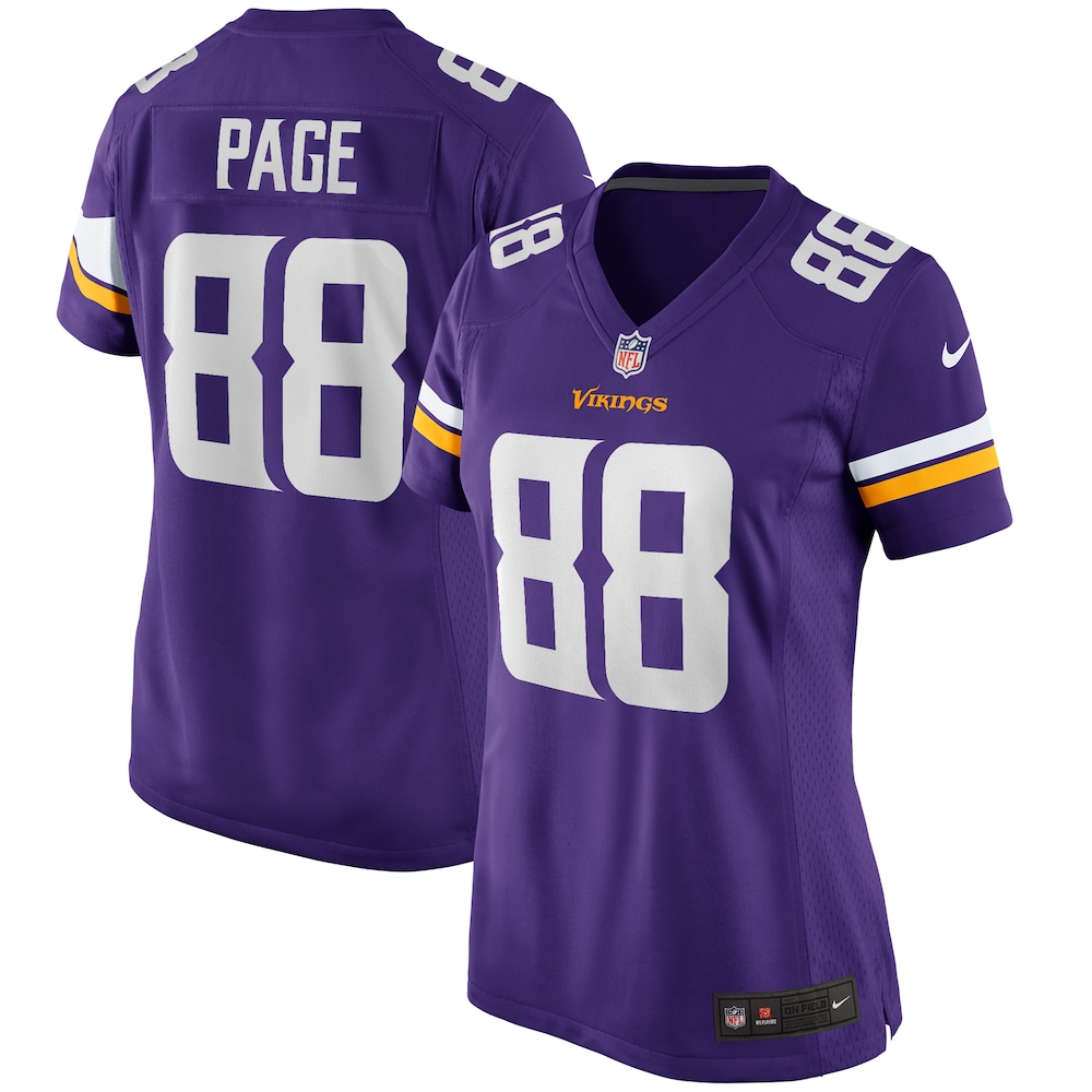 Alan Page Minnesota Vikings Women's Game Retired Player Jersey | Purple