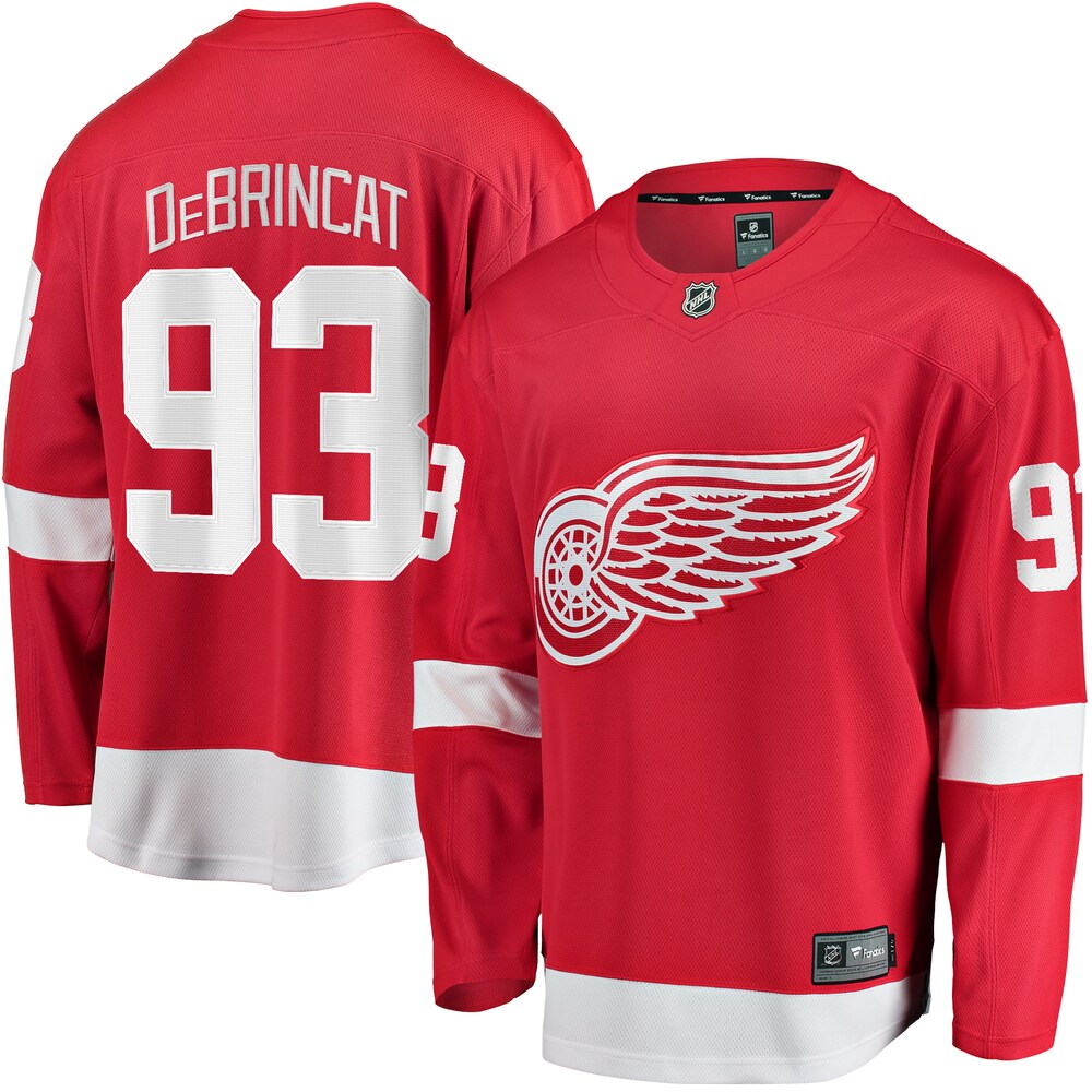 Alex DeBrincat Detroit Red Wings Fanatics Branded Home Premier Breakaway Player Jersey= - Red
