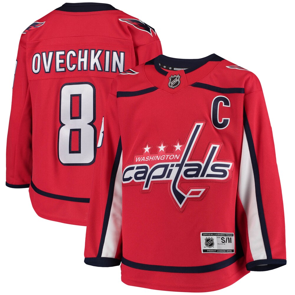 Alexander Ovechkin Washington Capitals Youth Home Premier Player Jersey | Red