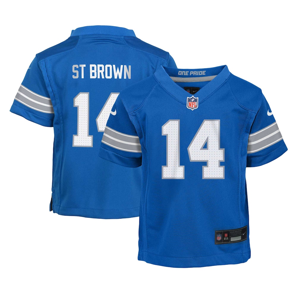 Amon-Ra St. Brown Detroit Lions Infant Player Game Jersey - Blue