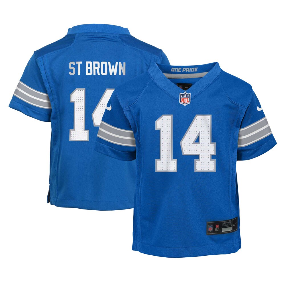 Amon-Ra St. Brown Detroit Lions Toddler Player Game Jersey - Blue