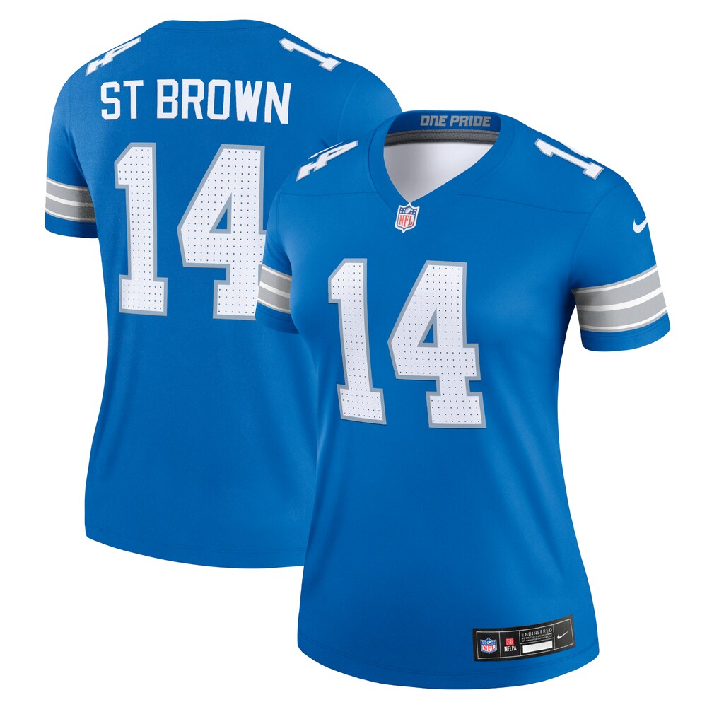 Amon-Ra St. Brown Detroit Lions Women's Legend Jersey - Blue