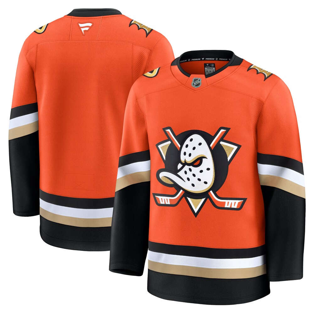 Anaheim Ducks Fanatics Home Premium Jersey - Orange