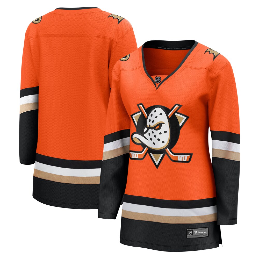 Anaheim Ducks Fanatics Women's Home Breakaway Jersey | Orange