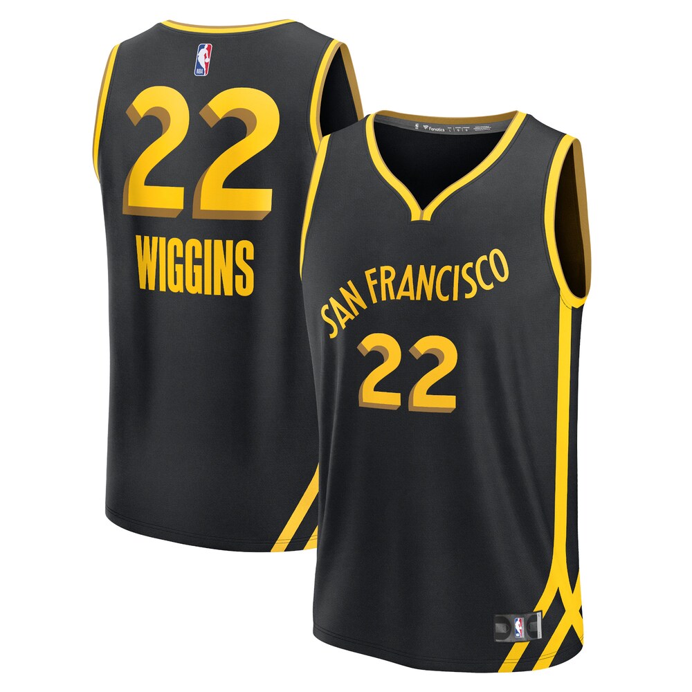 Andrew Wiggins Golden State Warriors Fanatics Branded Unisex 2023/24 Fast Break Jersey - Black - City Edition
