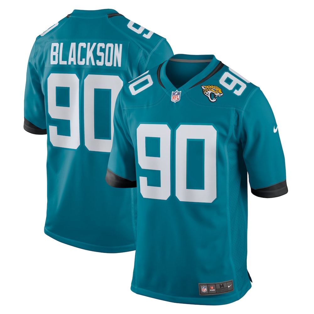 Angelo Blackson Jacksonville Jaguars Team Game Jersey |  Teal