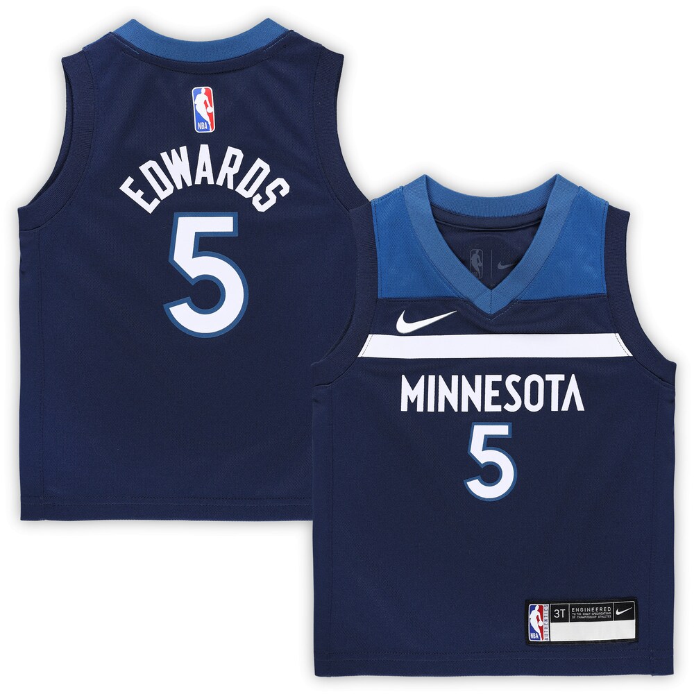 Anthony Edwards Minnesota Timberwolves Nike Toddler Swingman Player Jersey - Icon Edition - Navy
