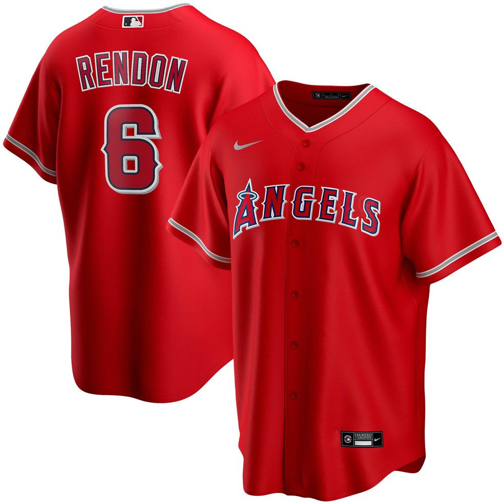 Anthony Rendon Los Angeles Angels Nike Alternate Replica Player Name Jersey &#8211; Red