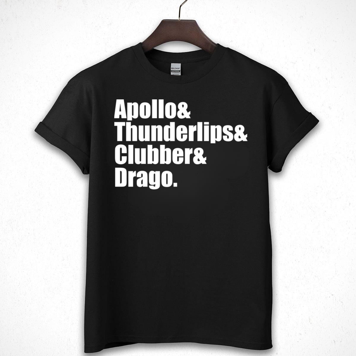 Apollo Creed, Thunderlips, Clubber Lang, Drago Cool Graphic Tee