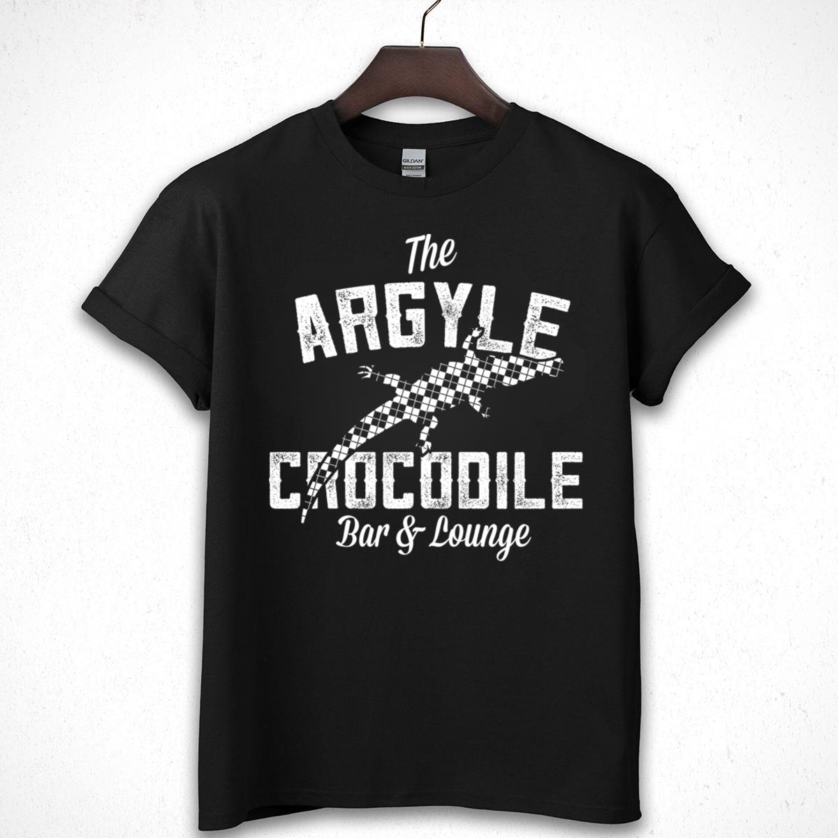 Argyle Crocodile Bar & Lounge Graphic Vintage T-Shirt