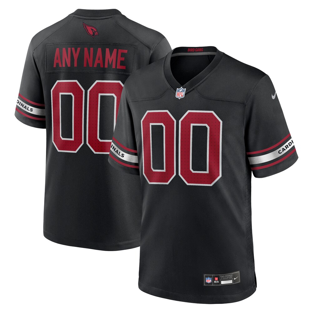 Arizona Cardinals Nike Alternate Custom Game Jersey - Black