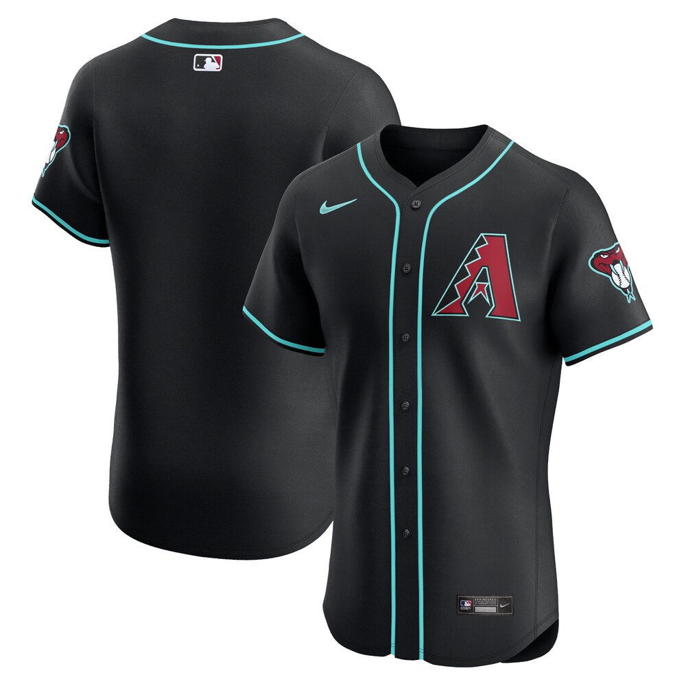 Arizona Diamondbacks Nike Vapor Premier Elite Patch Jersey - Black