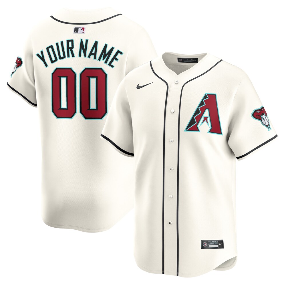 Arizona Diamondbacks Youth Home Limited Custom Jersey | White