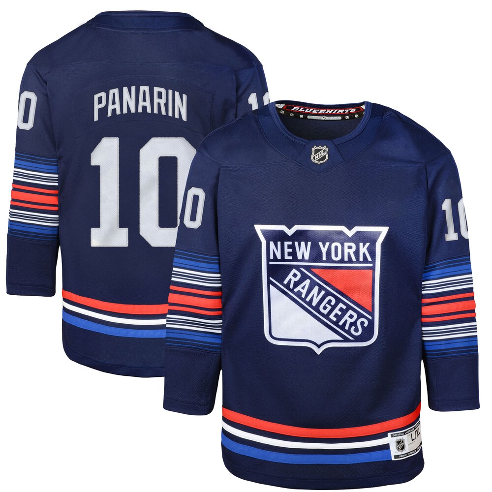 Artemi Panarin New York Rangers Youth Alternate Premier Player Jersey | Navy