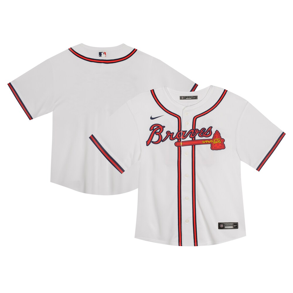 Atlanta Braves Infant Home Game Jersey - White