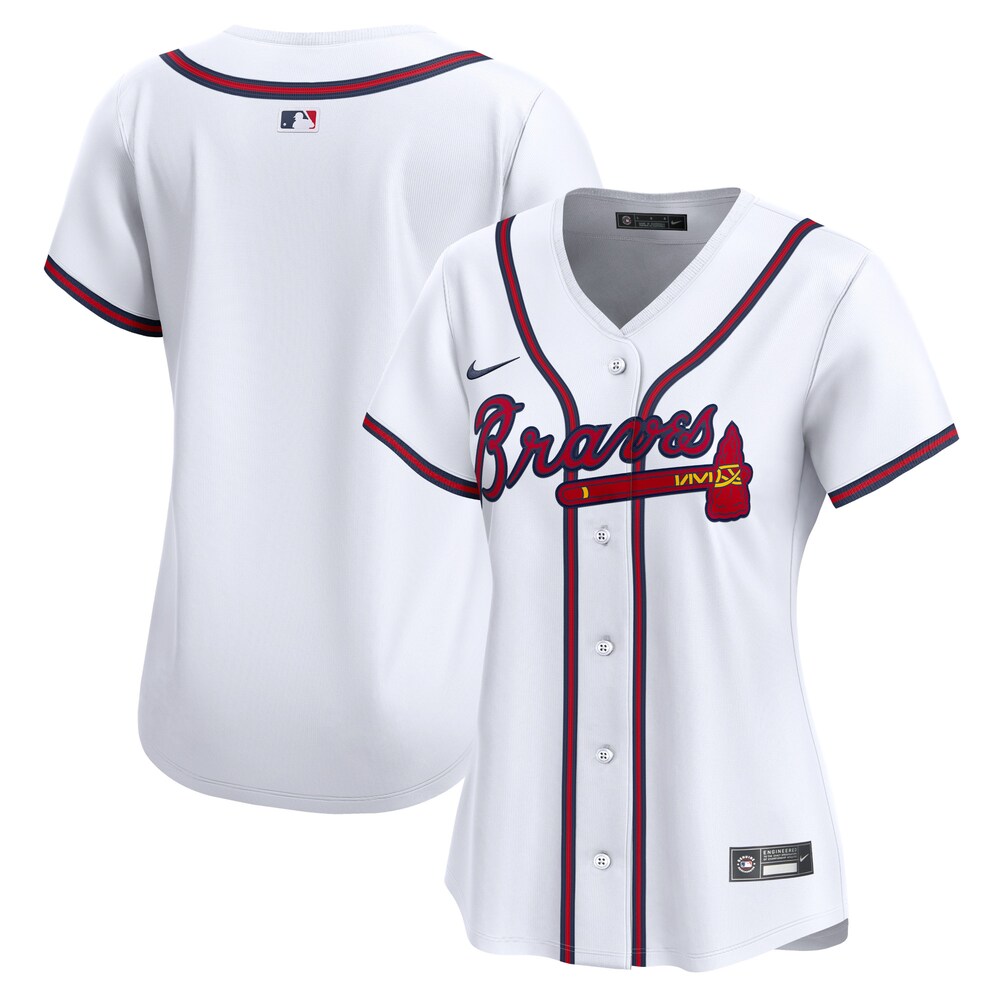 Atlanta Braves Women's Home Limited Jersey | White