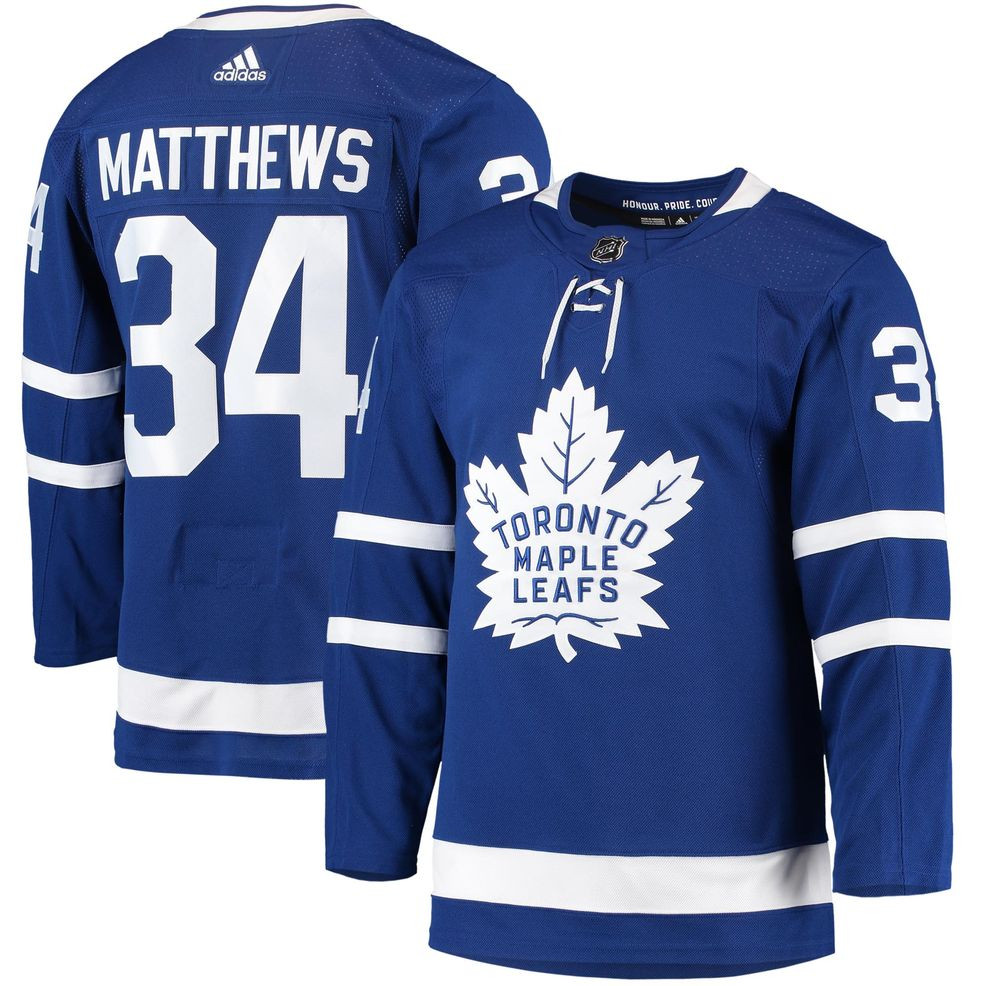 Auston Matthews Toronto Maple Leafs adidas Home Primegreen Authentic Pro Player Jersey &#8211; Blue
