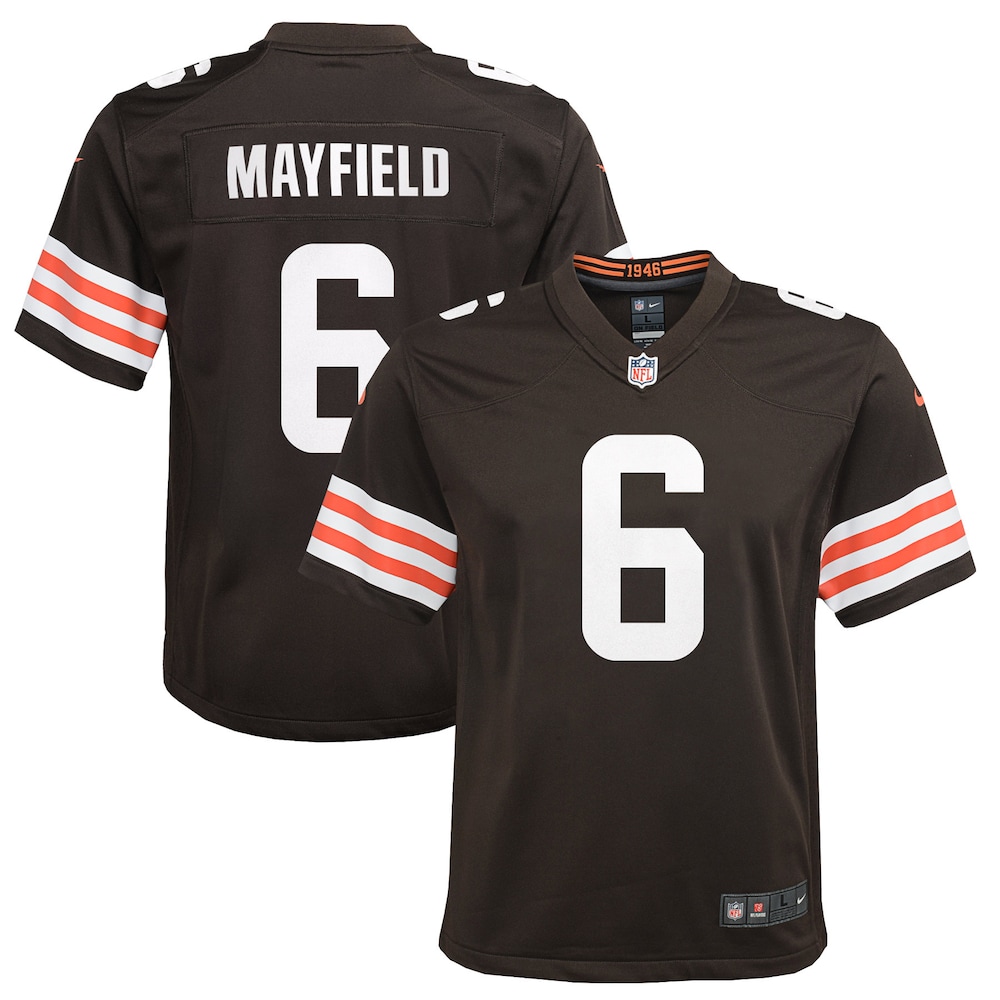 Baker Mayfield Cleveland Browns Youth Game Player Jersey | Brown