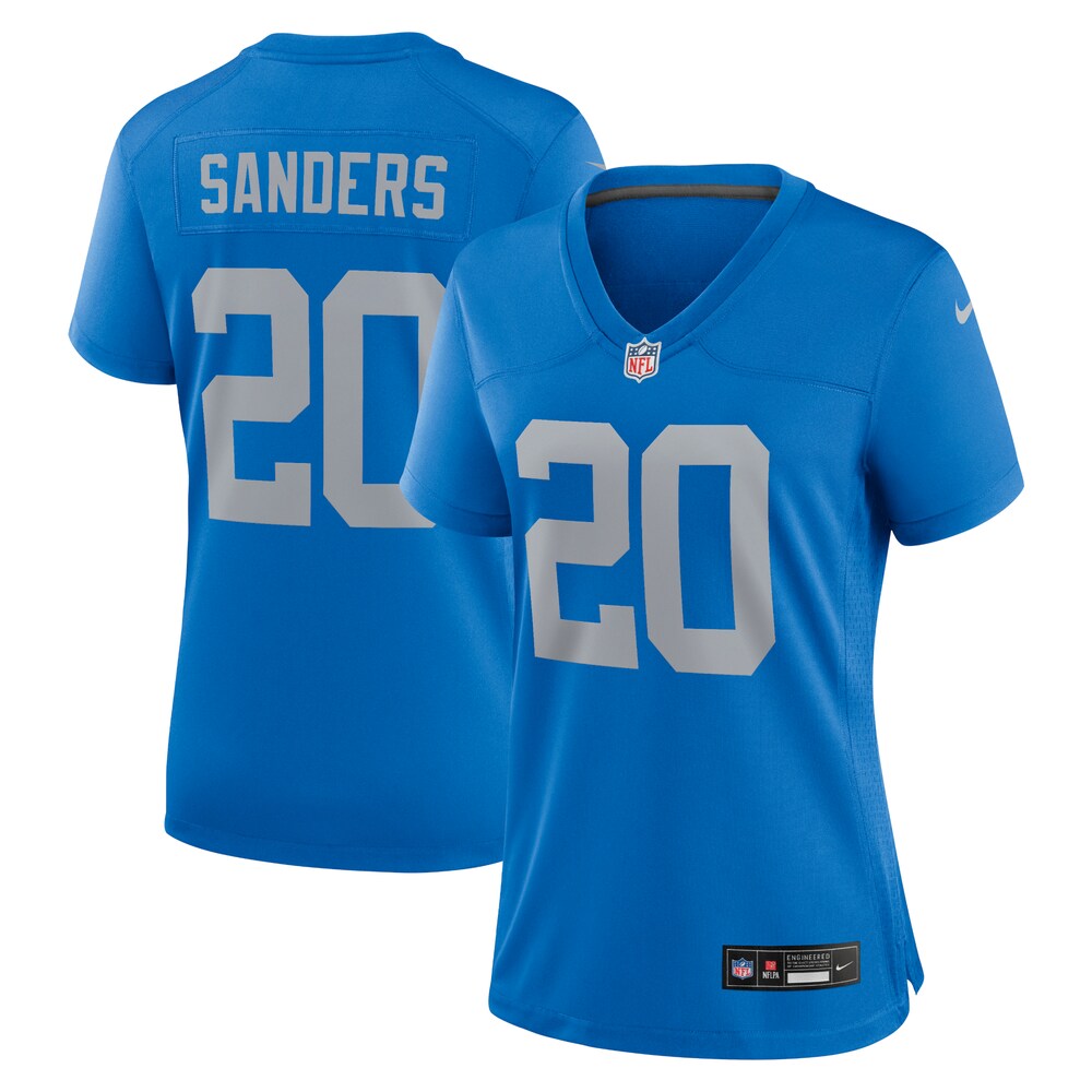 Barry Sanders Detroit Lions Women's Alternate Game Jersey - Blue