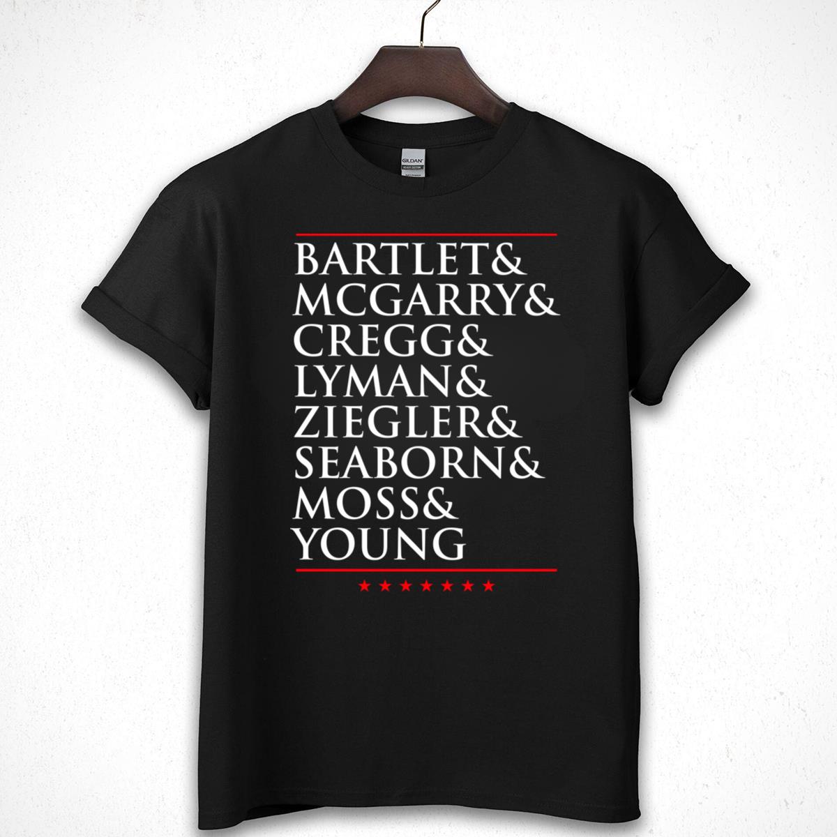 Bartlet McGarry & More Staff Names Vintage Graphic Tee