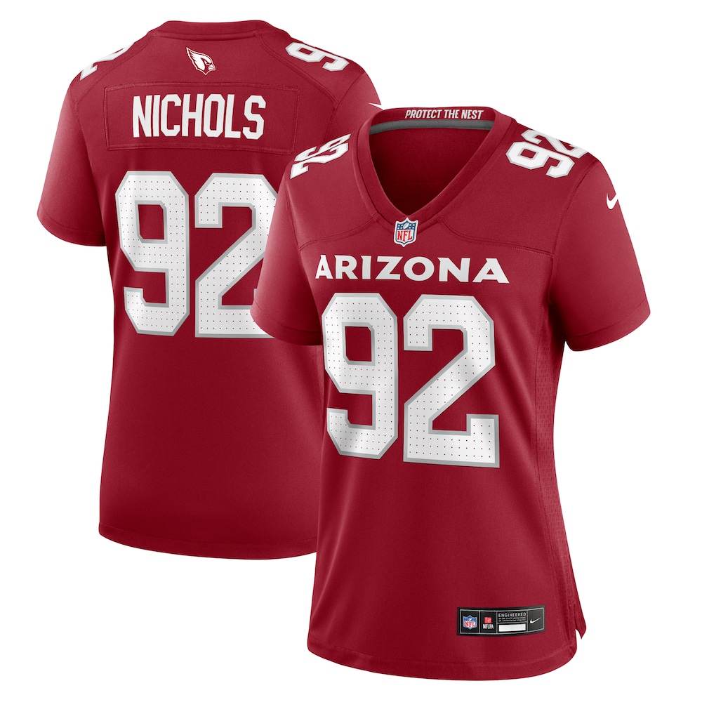 Bilal Nichols Arizona Cardinals Nike Women's  Game Jersey -  Cardinal