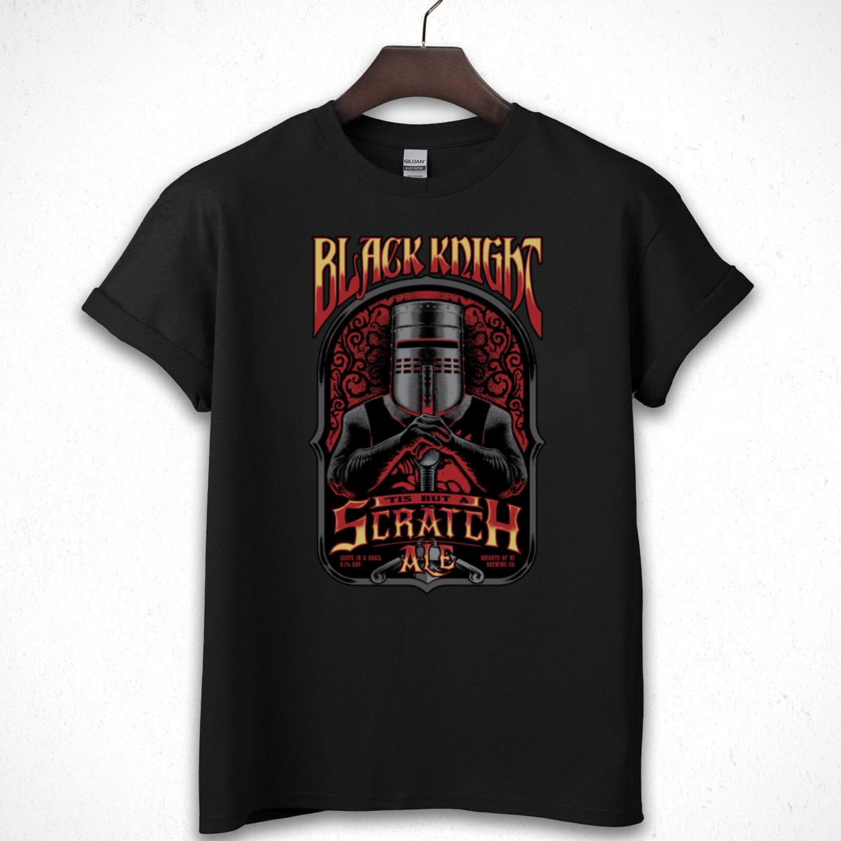 Black Knight Monty Python 'Tis But A Scratch Funny Graphic Tee