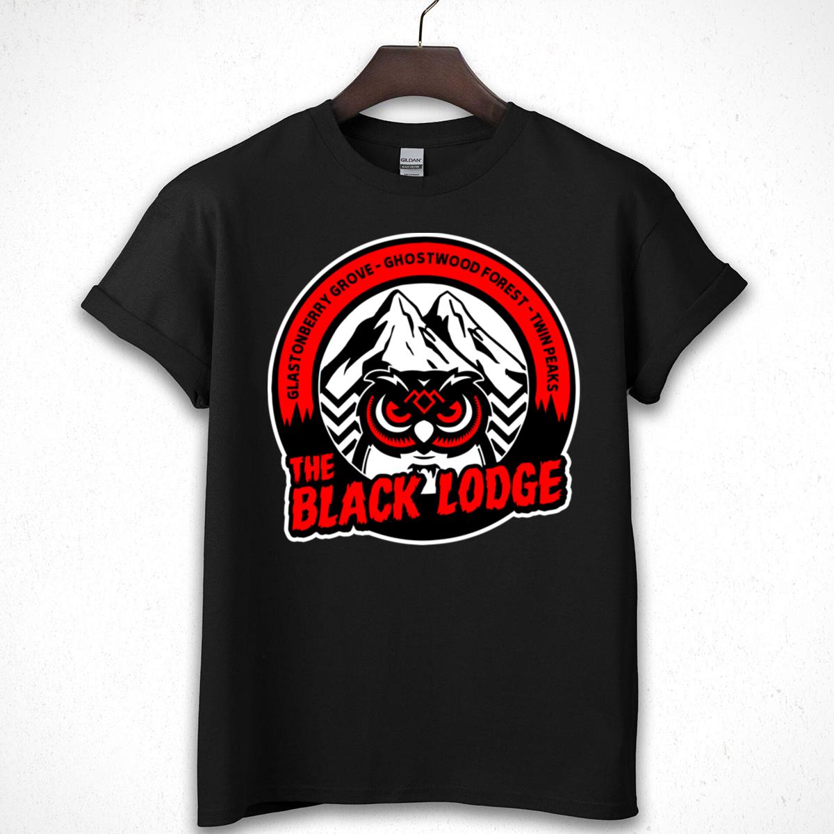 Black Lodge Owl Twin Peaks Parody Graphic T-Shirt